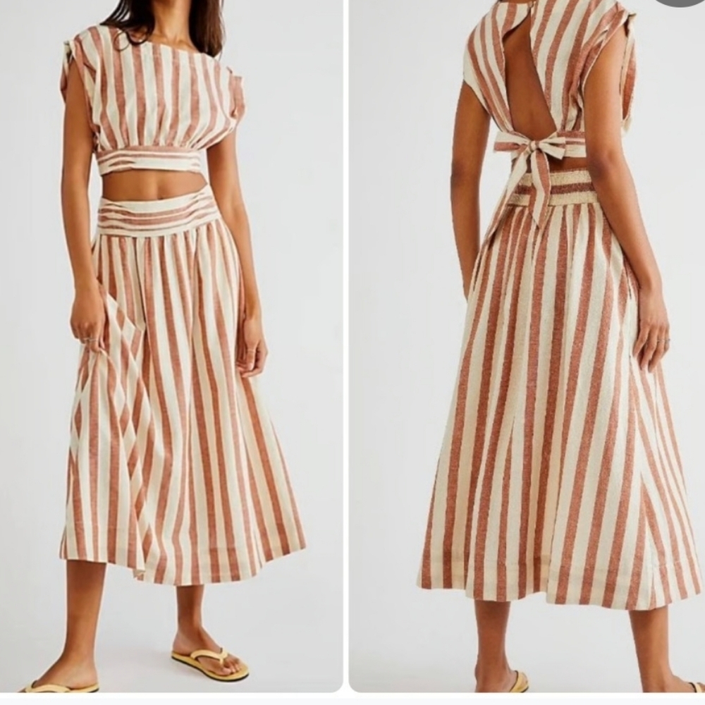 Free People Whatta Sigh Two Piece Set